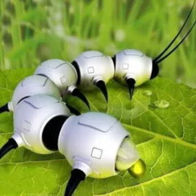 Mechanical Worm 3d model
