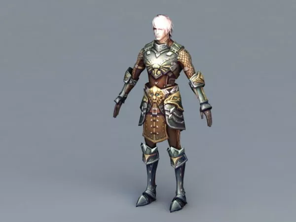 Medieval Knight Male 3d model Medieval Knight Male 3d model