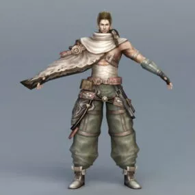 Medieval Mercenary 3d model