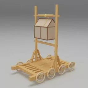 Medieval Siege Engine 3d model