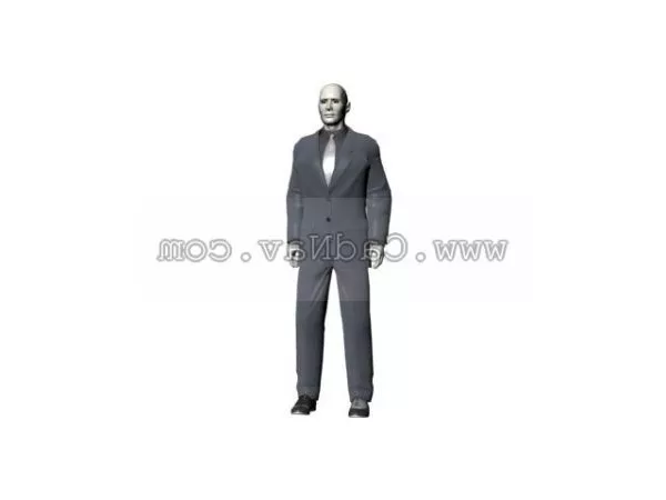 Character Men In Suits 3d model Character Men In Suits 3d model