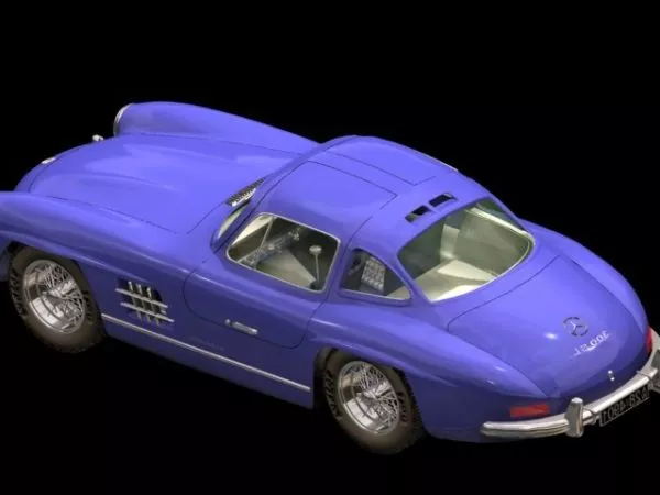 Mercedes Benz Ssk Roadster Car 3d model
