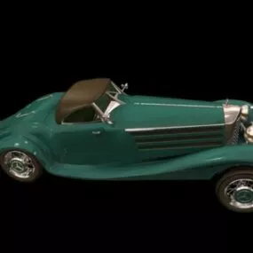 Mercedes-benz 540k Cabriolet 3d model
