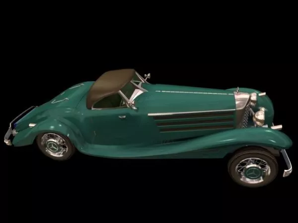 Mercedes-benz 540k Cabriolet 3d model Mercedes-benz 540k Cabriolet 3d model
