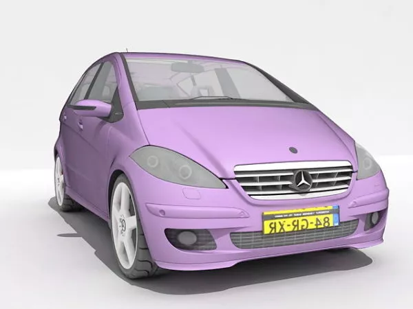 Mercedes-benz A-class Hatchback 3d model Mercedes-benz A-class Hatchback 3d model