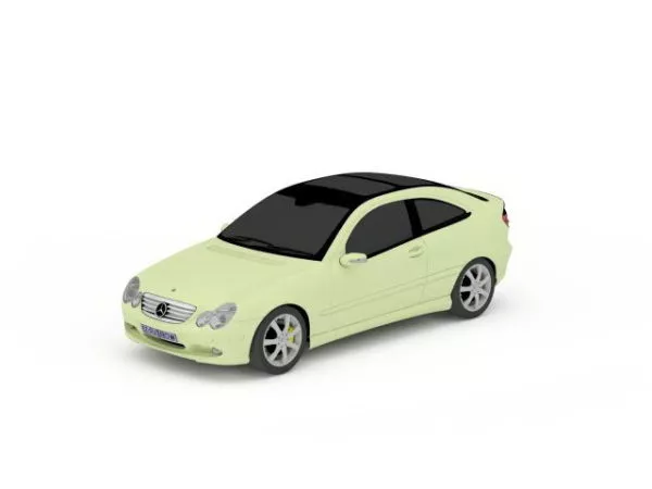 Mercedes-benz C230 Sport Coupe 3d model Mercedes-benz C230 Sport Coupe 3d model