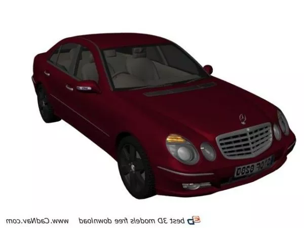 Mercedes-benz E-class 3d model Mercedes-benz E-class 3d model