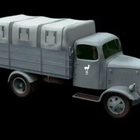 Mercedes-benz L3000 Truck 3d model