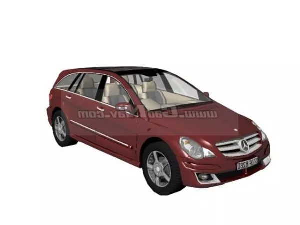 Mercedes-benz R-class Large Mpv 3d model Mercedes-benz R-class Large Mpv 3d model
