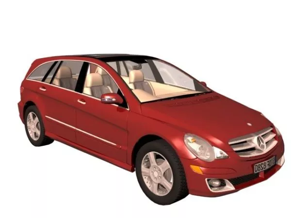Mercedes-benz R-class Luxury Mpv 3d model Mercedes-benz R-class Luxury Mpv 3d model