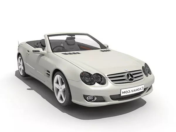 Mercedes-benz Sl500 Roadster 3d model Mercedes-benz Sl500 Roadster 3d model