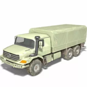 Mercedes-benz Zetros Military Truck 3d model