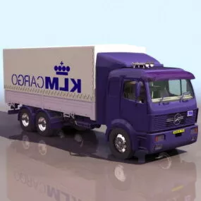 Mercedes-benz Container Carrier Truck 3d model