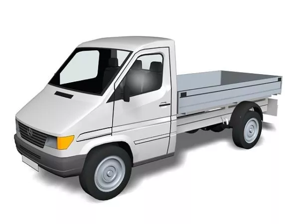 Mercedes-benz Light Truck 3d model Mercedes-benz Light Truck 3d model
