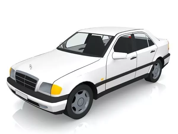 Benz Car Vintage 3d model