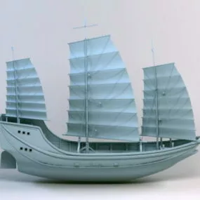 Merchant Sailing Ship 3d model