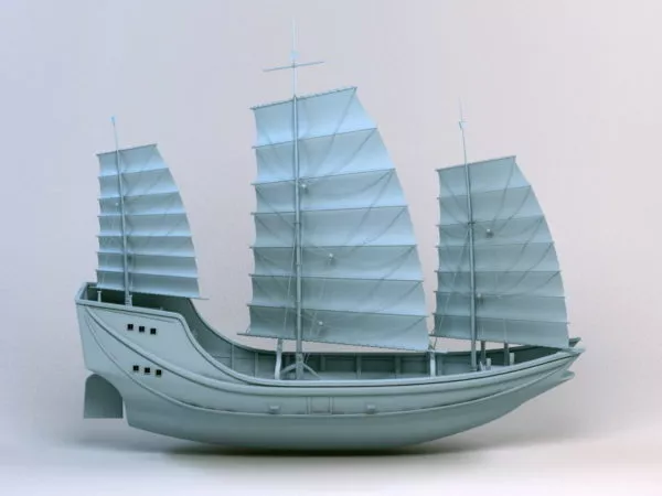 Merchant Sailing Ship 3d model Merchant Sailing Ship 3d model