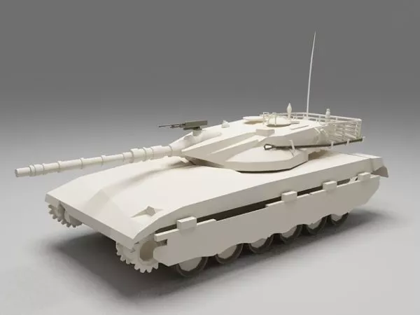 Merkava Tank 3d model Merkava Tank 3d model