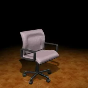 Mesh Task Chair With Arms 3d model