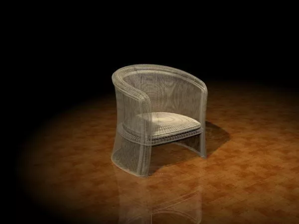 Mesh Tub Chair 3d model Mesh Tub Chair 3d model