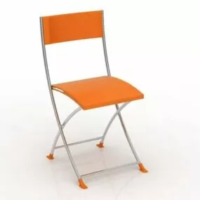 Metal Folding Chair Furniture 3d model