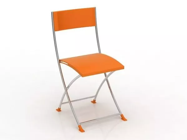 Metal Folding Chair Furniture 3d model Metal Folding Chair Furniture 3d model