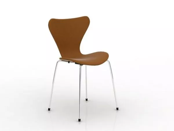Metal Legs Dining Chair 3d model Metal Legs Dining Chair 3d model