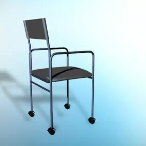 Metal Office Chair 3d model
