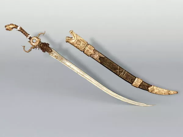 Middle Eastern Sword 3d model Middle Eastern Sword 3d model