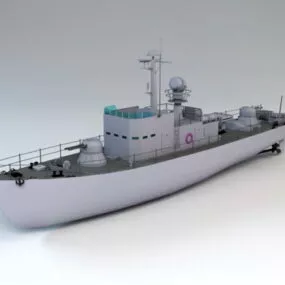 Military Patrol Boat 3d model