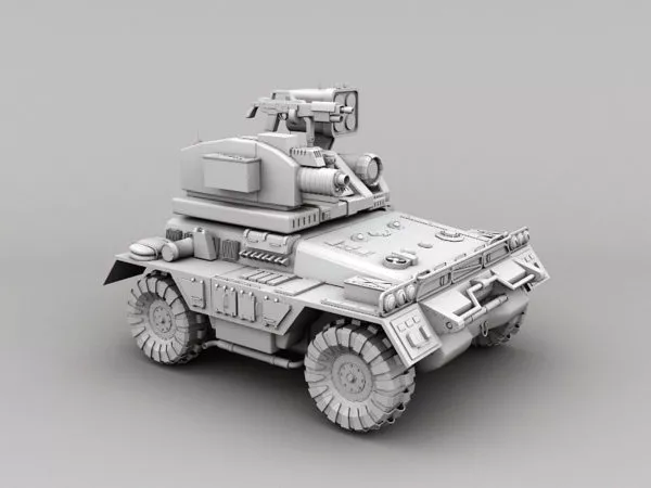 Military Unmanned Ground Vehicle 3d model Military Unmanned Ground Vehicle 3d model