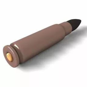Military Bullet Weapon 3d model