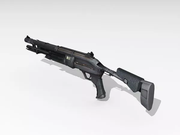 Military Combat Shotgun 3d model Military Combat Shotgun 3d model