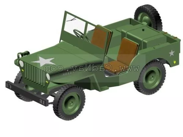 Army Jeep 3d model