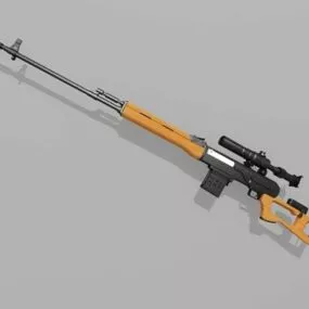 Military Sniper Rifle 3d model