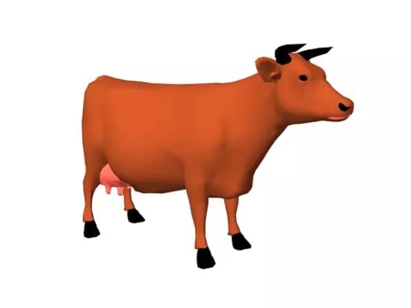 Dairy Cattle Animal 3d model