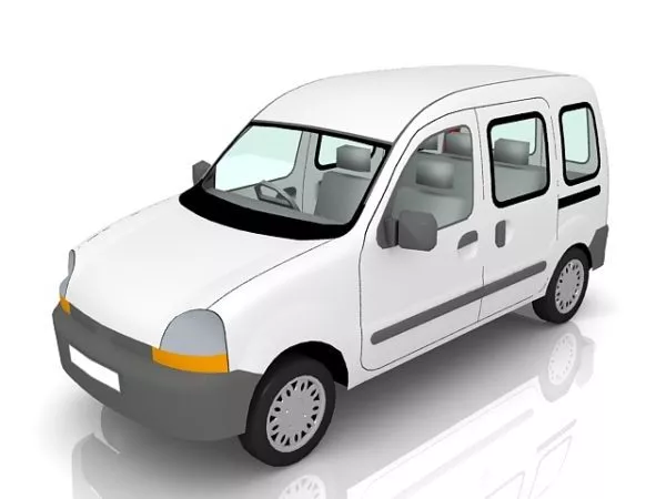 Abandoned Van Shell 3d model