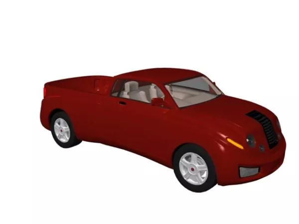 Mini Pickup Truck Car 3d model Mini Pickup Truck Car 3d model