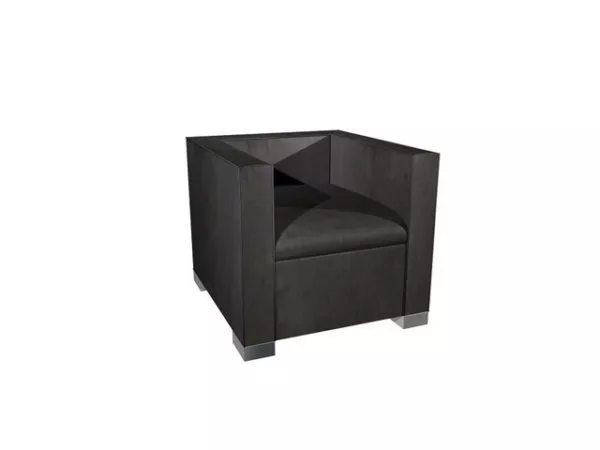 Minimalist Black Fabric Sofa 3d model Minimalist Black Fabric Sofa 3d model