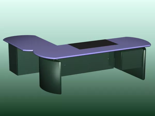 Minimalist Office Table 3d model Minimalist Office Table 3d model