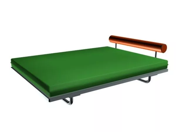 Minimalist Platform Bed 3d model Minimalist Platform Bed 3d model