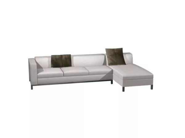 Minimalist Sectional Sofa 3d model Minimalist Sectional Sofa 3d model
