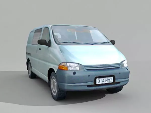 Minivan Car 3d model Minivan Car 3d model