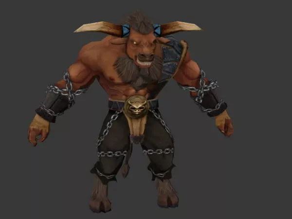 Minotaur Warrior Character 3d model Minotaur Warrior Character 3d model