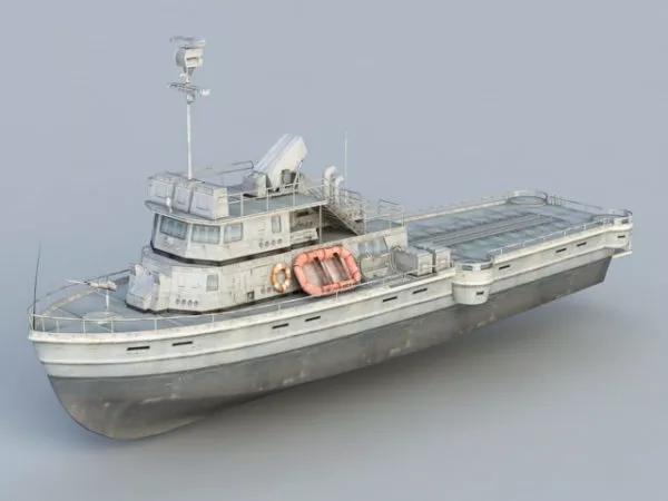 Missile Boat 3d model Missile Boat 3d model