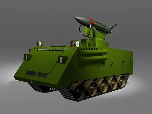 Armored Fighting Vehicle Bmd 3d model