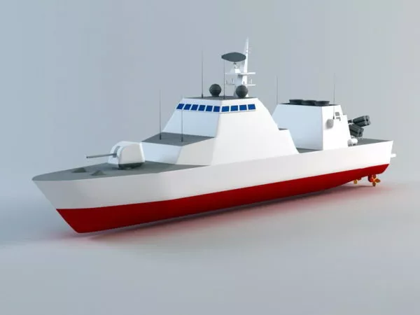 Guided Missile Weapon 3d model