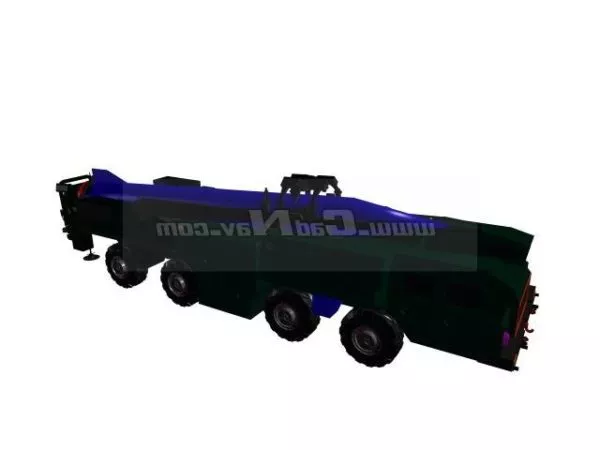 Missile Transporter Vehicle 3d model Missile Transporter Vehicle 3d model