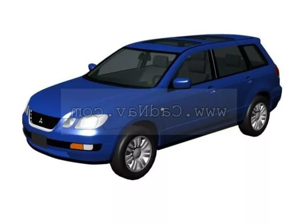 Mitsubishi Airtrek Car 3d model Mitsubishi Airtrek Car 3d model