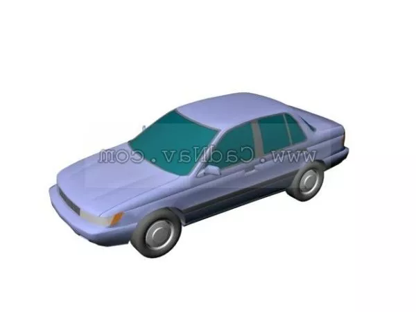 Mitsubishi Mirage Car 3d model Mitsubishi Mirage Car 3d model